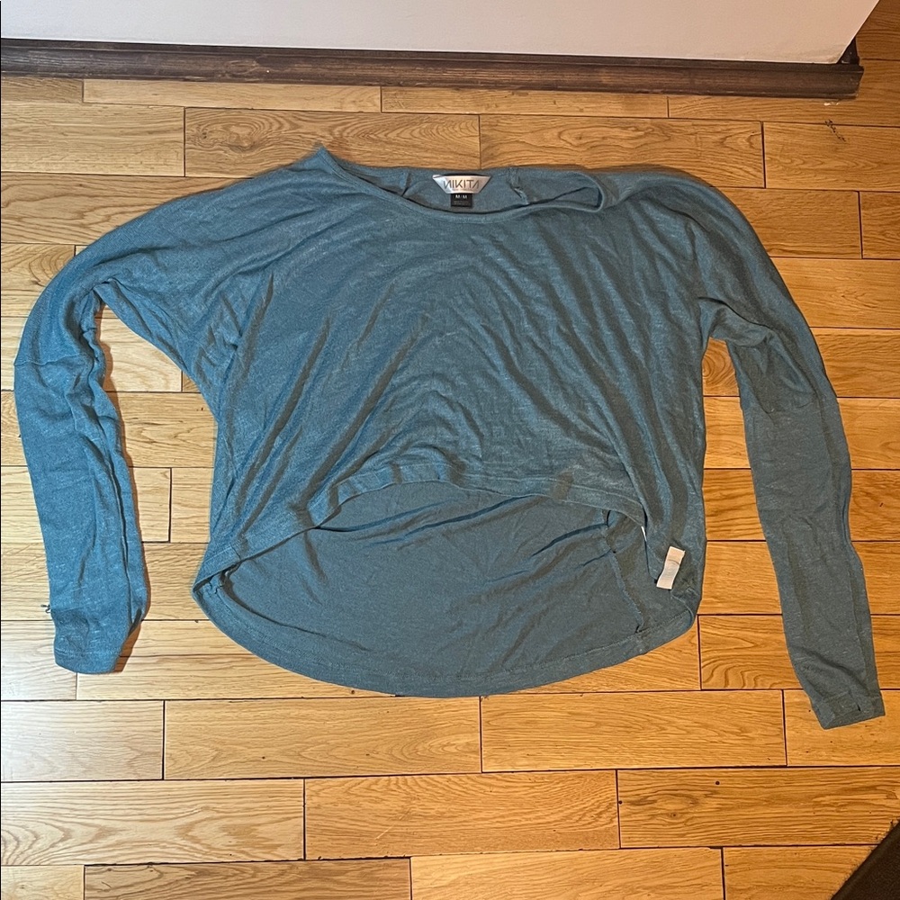 Vici Teal Long Sleeve Women's Top